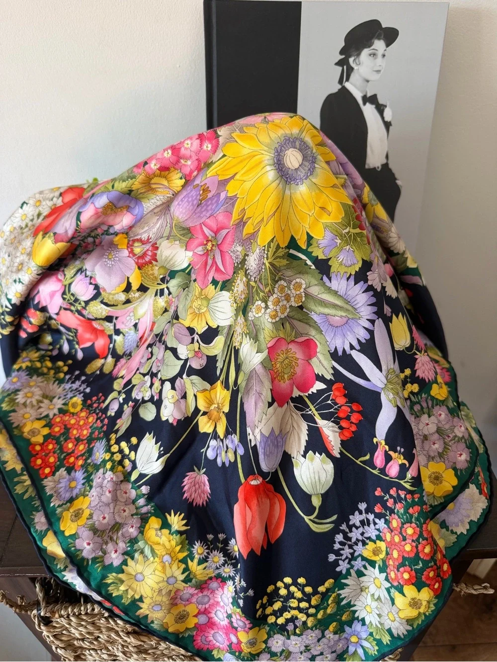 Gucci Silk Floral Scarf